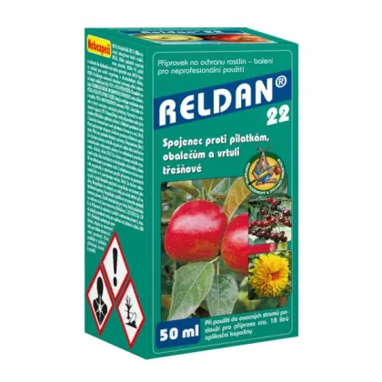 Reldan proti piliarkam, obaľovačom a vrtivke čerešňovej - 50 ml