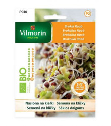BIO semená na klíčky - Brokolica Raab - Vilmorin - 10 g