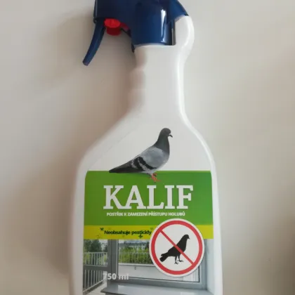 Postrek zamedzujúci sadaniu holubov a iných vtákov - Kalif - 750 ml