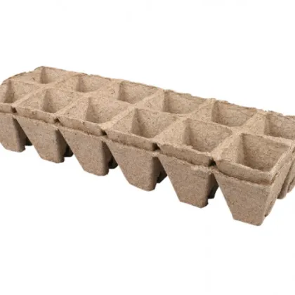 Kvetináč rašelinový 24 ks / 5 x 5 cm - zárez - 1 balení