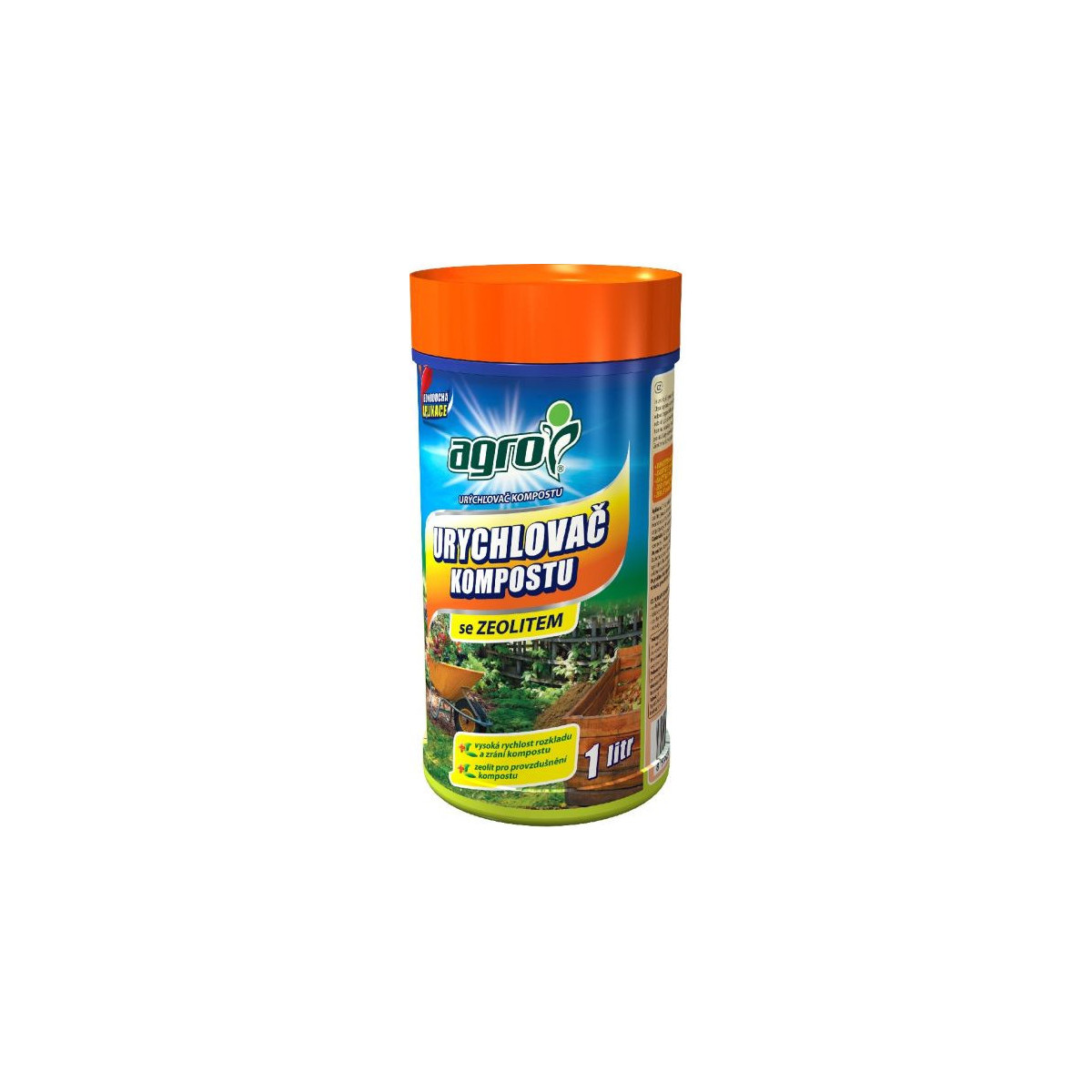 Agro - Urýchľovač kompostu so zeolitom - 1 l