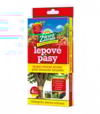 Lepový pás na piadivky a vošky - Zdravá záhrada - ochrana pred hmyzom - 4 ks