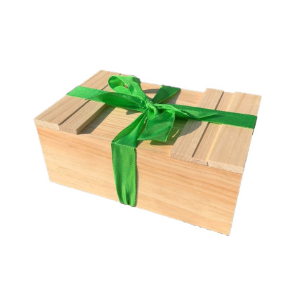 Krabička drevená - uzatvárateľný box - pomôcky na pestovanie - 1 ks