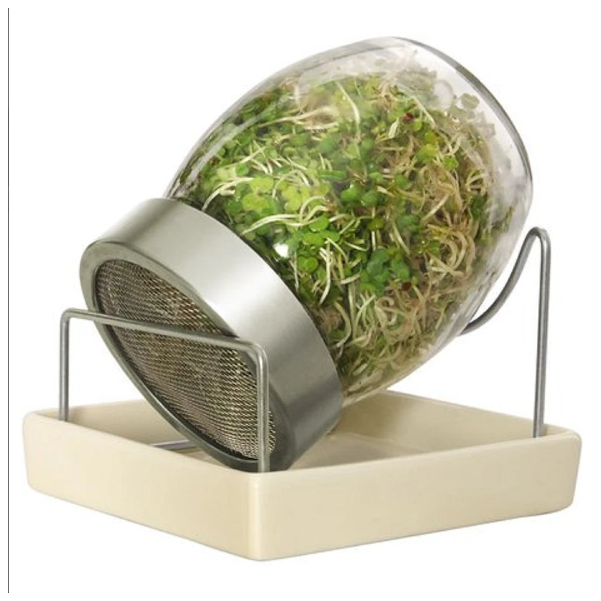 Poháre na klíčenie s keramickým podstavcom