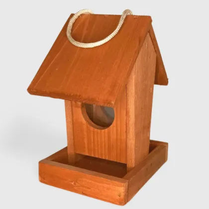 Kŕmidlo drevené - hnedé - 1 ks