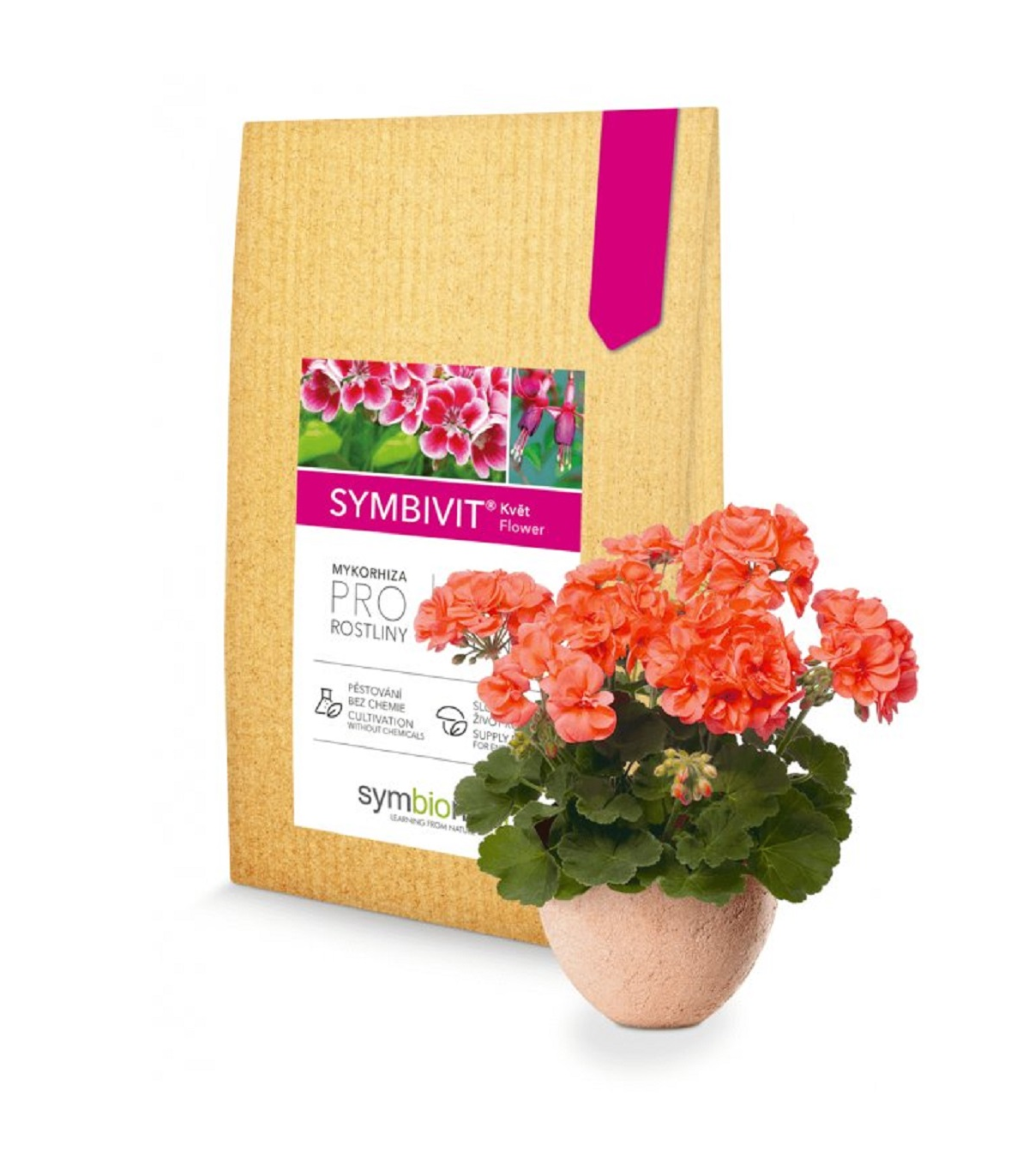 SYMBIVIT Muškát - mykoríza pre balkónové kvety - 150 g