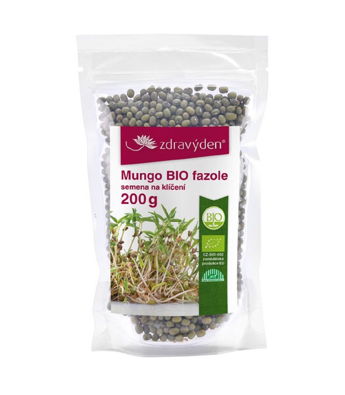 BIO mungo fazuľa - bio semená na klíčenie - 200 g