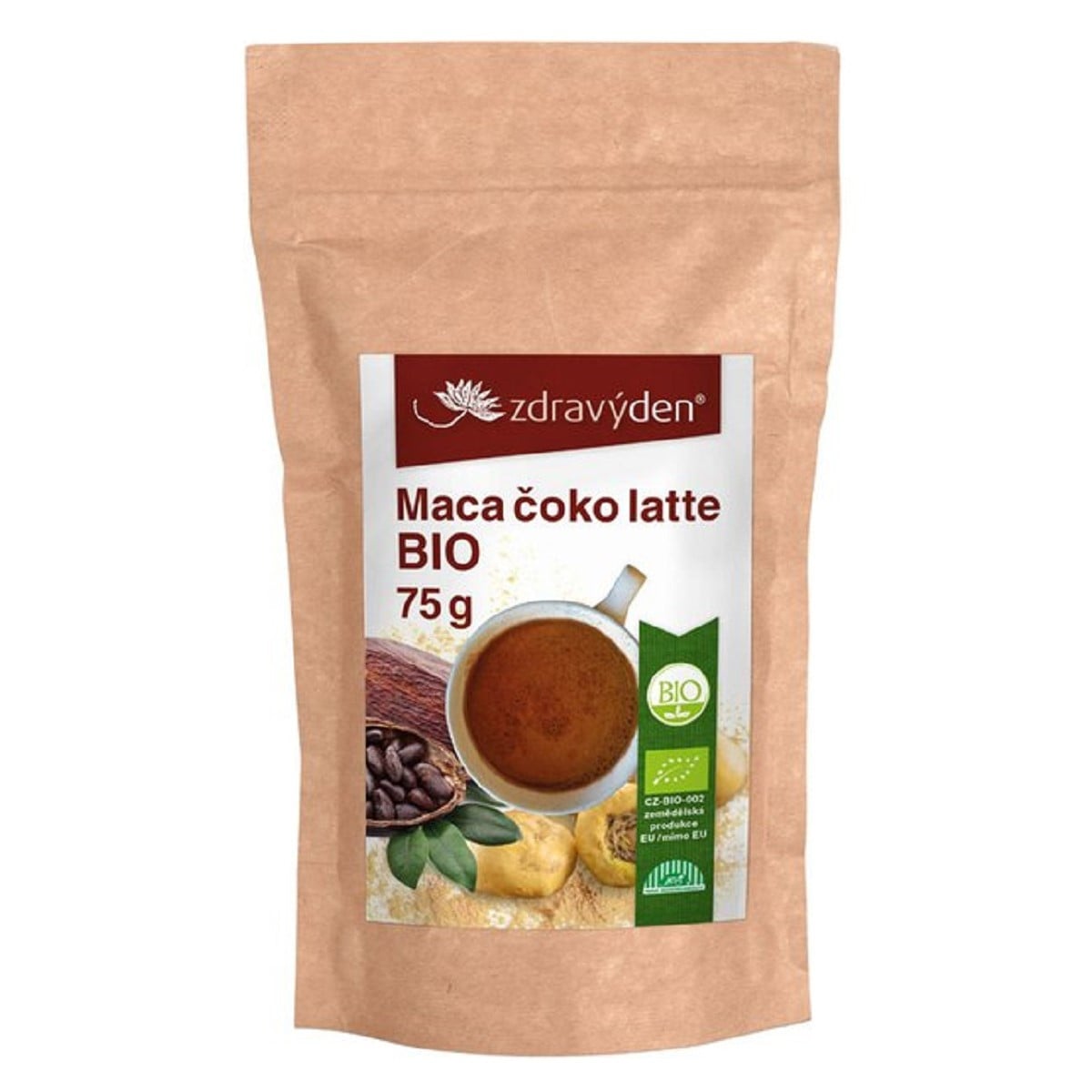Maca čoko latte BIO - zmes - BIO kvalita - 75 g