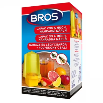 Lapač ôs a múch s náhradnou náplňou - Bros - ochrana pred hmyzom - 200 ml