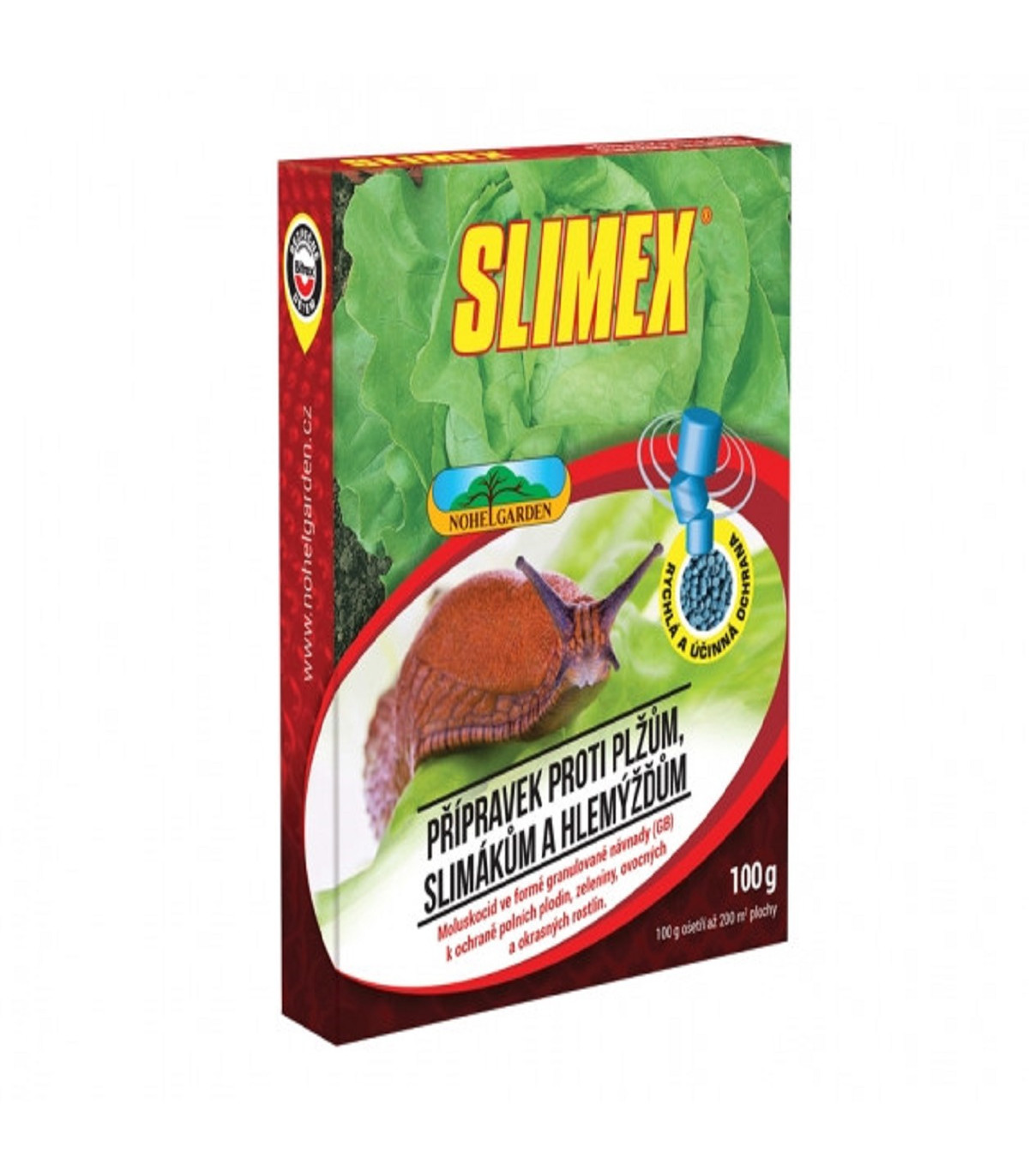 Slimex - prípravok proti slimákom - Nohel - ochrana rastlín - 100 g