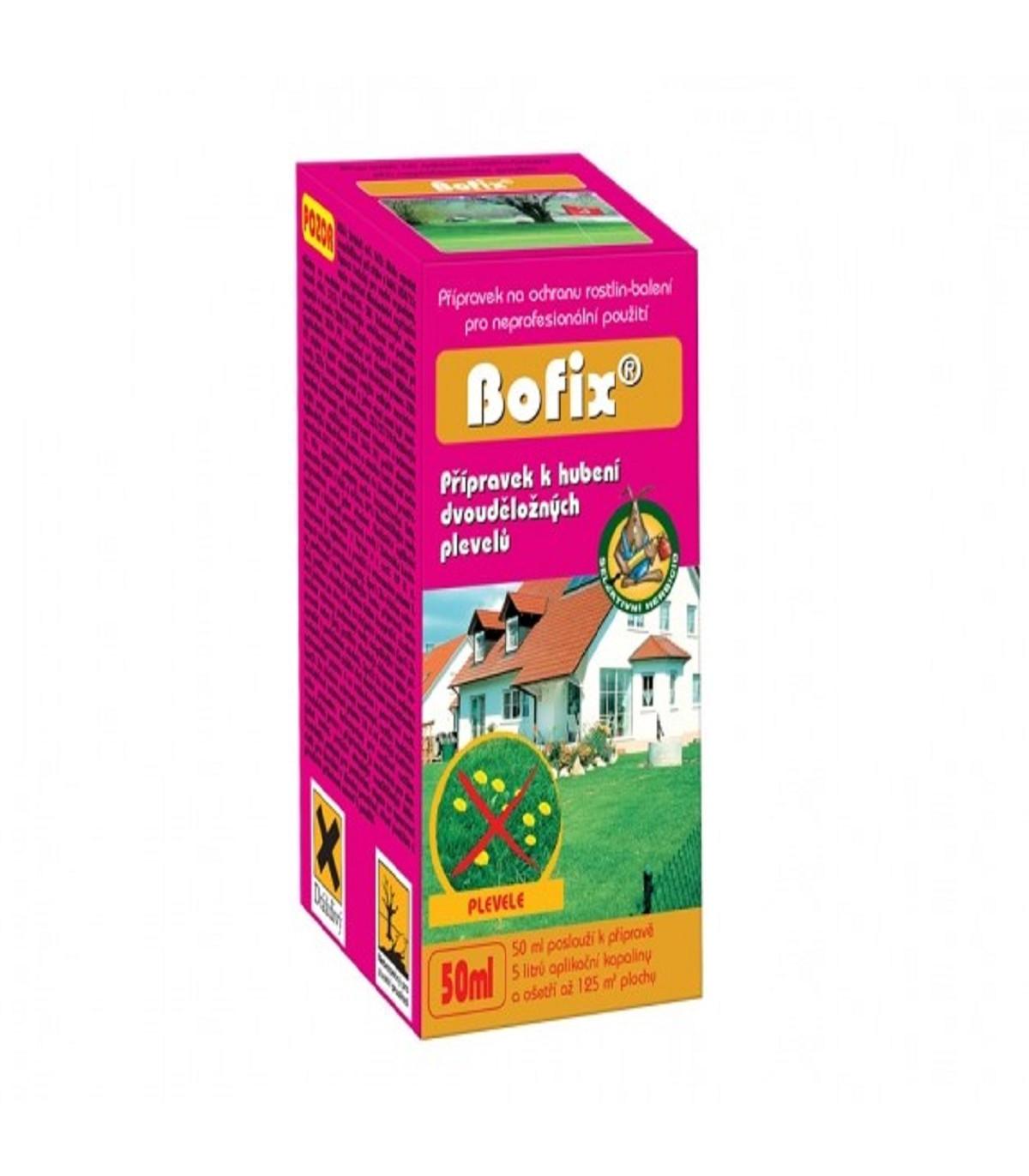 Bofix - prípravok na likvidáciu buriny - Floraservis - ochrana rastlín - 50 ml