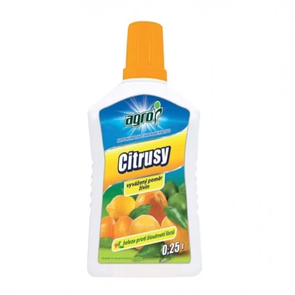 Kvapalné hnojivo pre citrusy s obsahom železa - 0,25 l