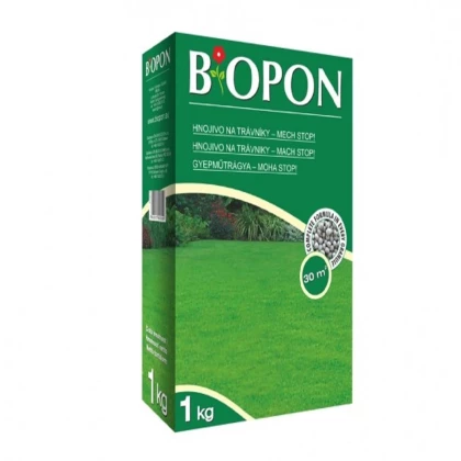 Hnojino na trávniky Mech Stop - BoPon - hnojivo na trávny porast - 1 kg