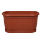 Samozavlažovací kvetináč - 32 cm - teracotta