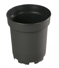 Kvetináč - odľahčený - Classic čierny - 15 x 11,5 cm - 1 ks