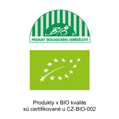 BIO paradajka kolíková Produkty v BIO kvalite
sú certifikované u CZ-BIO-002