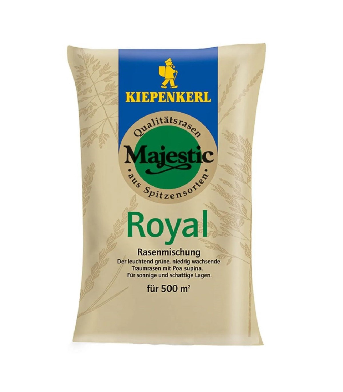 Luxusný trávnik Majestic Royal - Kiepenkerl - trávne osivo - 10 kg