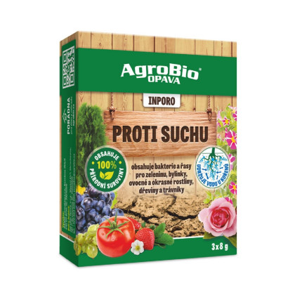 Inporo Proti suchu - AgroBio - ochrana rastlín - 3 x 8 g