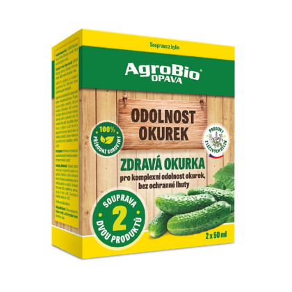 AgroBio Zdravá uhorka - pomocný rastlinný prípravok - 2 x 50 ml