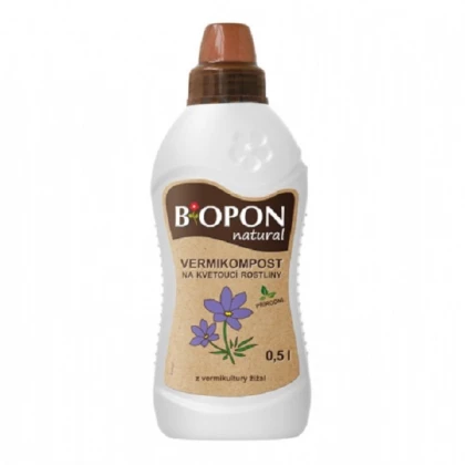 Vermikompost na kvitnúce rastliny - BoPon - hnojivo - 500 ml