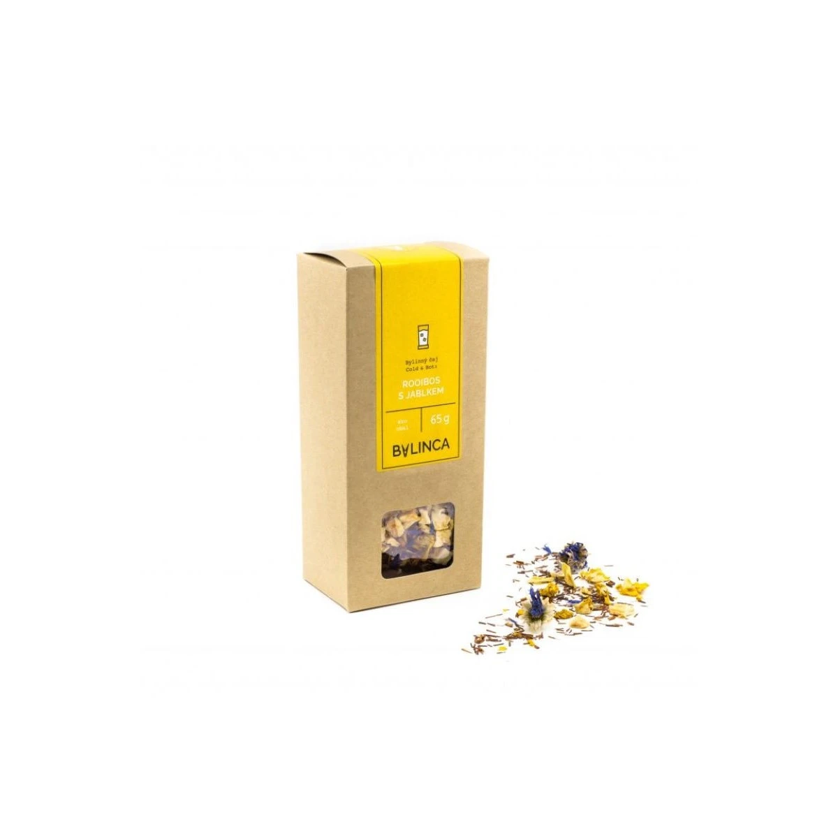 Rooibos s jablkom BIO - bylinná čajová zmes - bio kvalita - 65 g