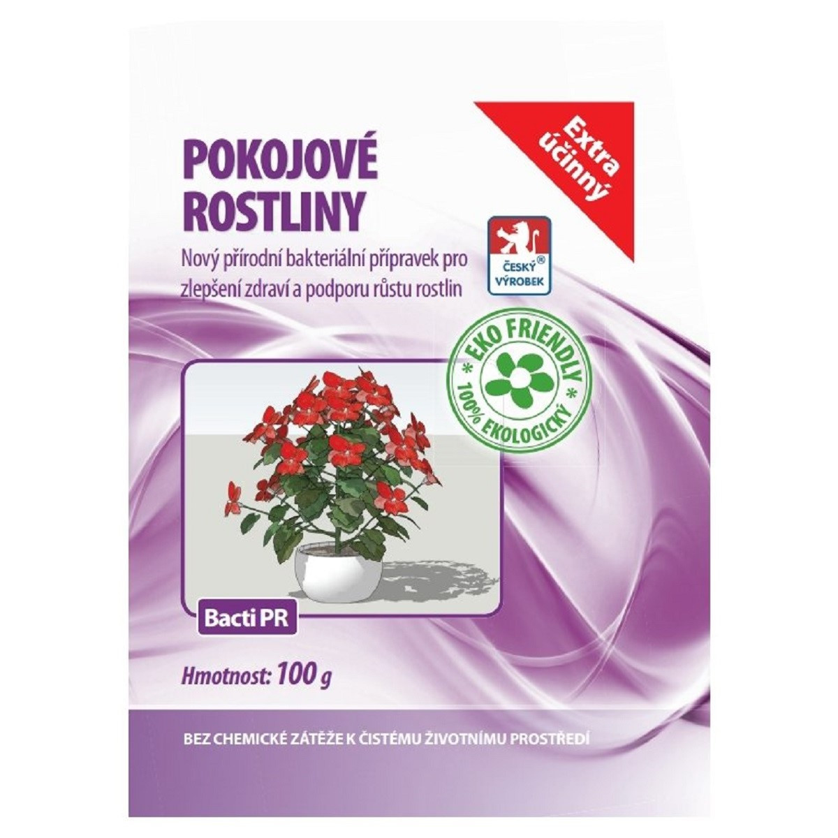 Bacti PR - Stimulátor zdravia rastlín pre izbové rastliny - 100 g