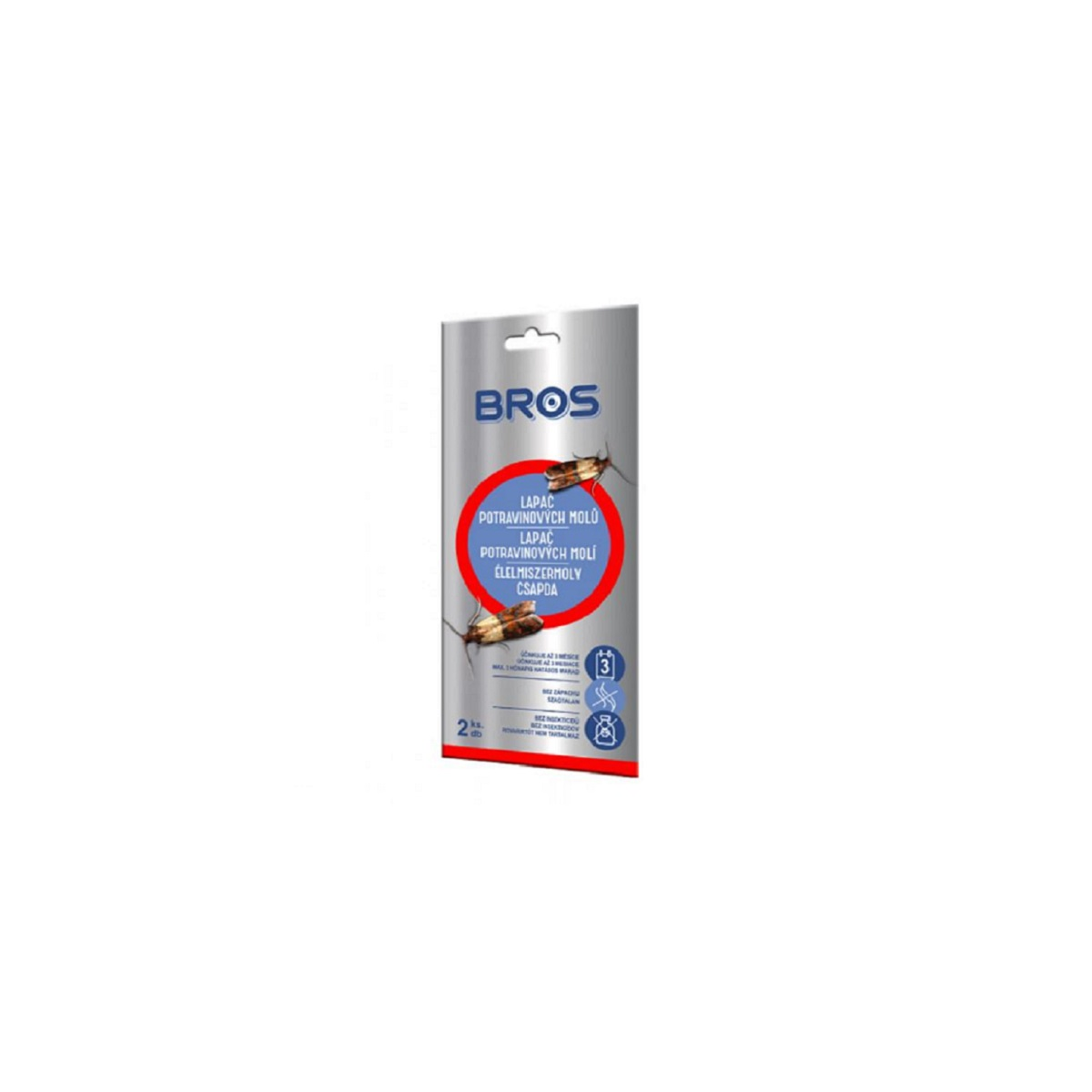 Lapač potravinových molí - Bros - ochrana proti hmyzu - 2 ks